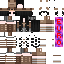 Minecraft skin texture, 64x64 pixels