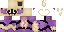 Minecraft skin texture, 64x32 legacy pixels