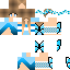Minecraft skin texture, 64x64 pixels