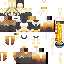Minecraft skin texture, 64x64 pixels