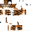 Minecraft skin texture, 64x64 pixels