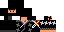 Minecraft skin texture, 64x32 legacy pixels