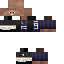 Minecraft skin texture, 64x64 pixels