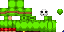 Minecraft skin texture, 64x32 legacy pixels