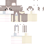 Gray Minecraft skin texture, 64x64 pixels