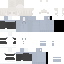 Blue Minecraft skin texture, 64x64 pixels
