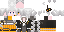 Minecraft skin texture, 64x32 legacy pixels