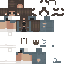 Minecraft skin texture, 64x64 pixels
