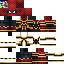 Minecraft skin texture, 64x64 pixels