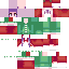 Minecraft skin texture, 64x64 pixels