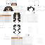 Minecraft skin texture, 64x64 pixels
