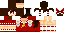 Minecraft skin texture, 64x32 legacy pixels