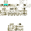 Minecraft skin texture, 64x64 pixels