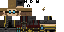 Minecraft skin texture, 64x32 legacy pixels