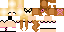 Minecraft skin texture, 64x32 legacy pixels