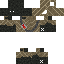 Minecraft skin texture, 64x64 pixels