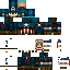 Minecraft skin texture, 64x64 pixels
