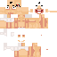 Minecraft skin texture, 64x64 pixels