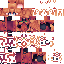 Minecraft skin texture, 64x64 pixels