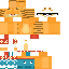 Minecraft skin texture, 64x64 pixels
