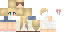 Minecraft skin texture, 64x32 legacy pixels