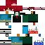 Minecraft skin texture, 64x64 pixels