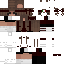 Minecraft skin texture, 64x64 pixels
