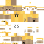 Minecraft skin texture, 64x64 pixels