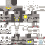 Minecraft skin texture, 64x64 pixels