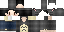 Minecraft skin texture, 64x32 legacy pixels