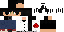 Minecraft skin texture, 64x32 legacy pixels