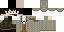 Minecraft skin texture, 64x32 legacy pixels
