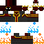 Minecraft skin texture, 64x64 pixels
