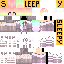 Minecraft skin texture, 64x64 pixels