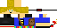 Minecraft skin texture, 64x32 legacy pixels