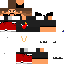 Minecraft skin texture, 64x64 pixels