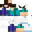 Minecraft skin texture, 64x64 pixels
