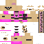 Minecraft skin texture, 64x64 pixels