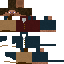 Minecraft skin texture, 64x64 pixels
