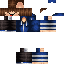 Minecraft skin texture, 64x64 pixels