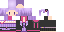 Minecraft skin texture, 64x32 legacy pixels