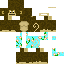 Minecraft skin texture, 64x64 pixels