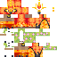 Minecraft skin texture, 64x64 pixels