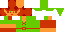 Minecraft skin texture, 64x32 legacy pixels