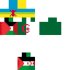 Minecraft skin texture, 64x64 pixels