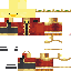 Minecraft skin texture, 64x64 pixels