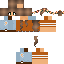 Minecraft skin texture, 64x64 pixels