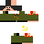 Minecraft skin texture, 64x64 pixels