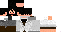 Minecraft skin texture, 64x32 legacy pixels