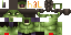 Minecraft skin texture, 64x32 legacy pixels